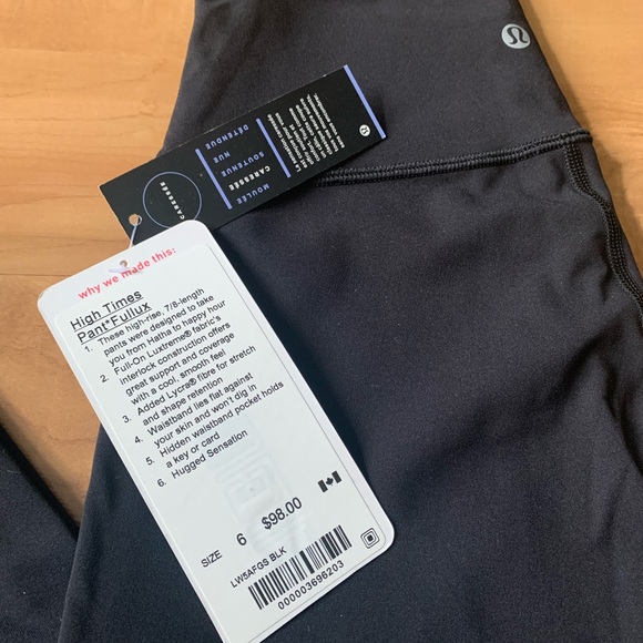 NWT High Times Fullux Tights: Lululemon - Picture 5 of 6
